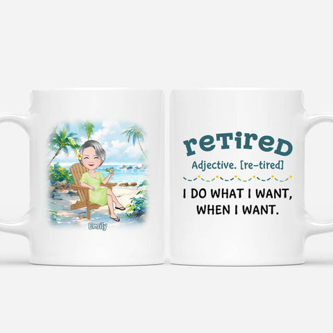 retirement gift ideas i do what i want mug 