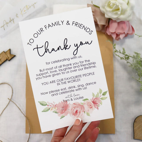 Thank You Message For Wedding Guests