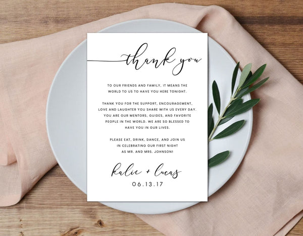 Thank You Message For Wedding Guests