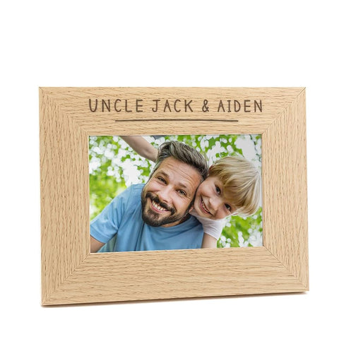 Uncle Gift Ideas - Handcrafted photo holder