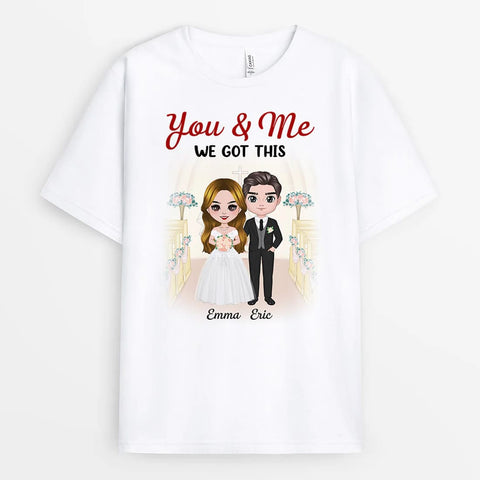 Wedding Gift Ideas for Couple Already Living Together - Personalised T-Shirts