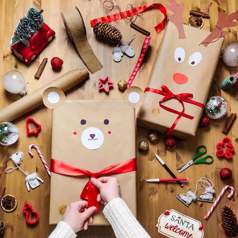 DIY Wrapping Christmas Gifts Ideas for Kids