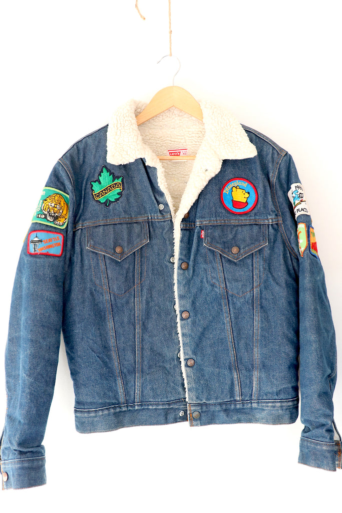 levis jean jacket patches