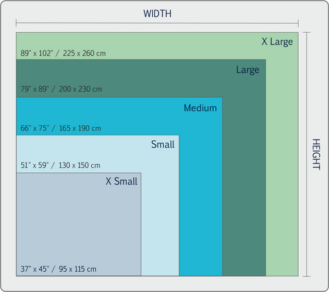 Wall Tapestry Size Chart