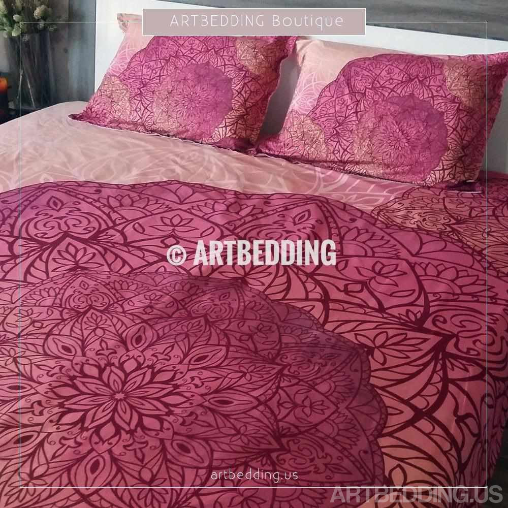 Bohemian Bedding Boho Duvet Cover Higher Heart Sacred Circle