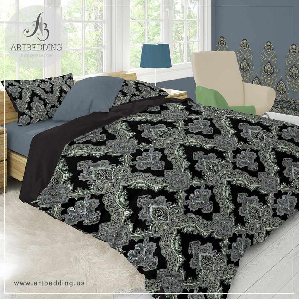 black and tan queen comforter set