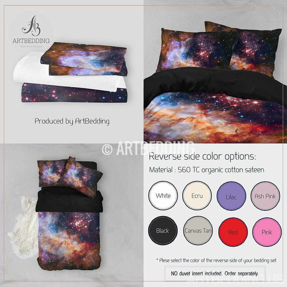 Galaxy bedding set, Star cluster NASA Bedding set – ARTBEDDING