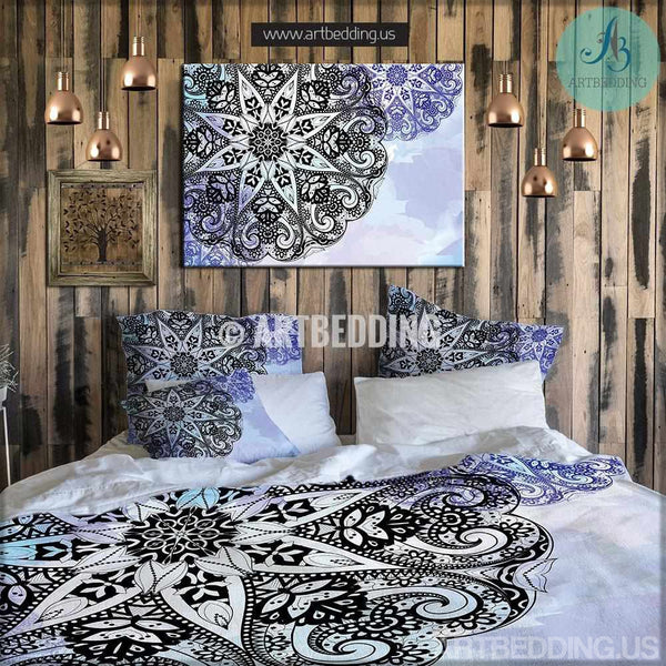 mandala bedding bohemian duvet cover set deco mandala bedding set boho bedroom decor artbedding art dorm room bedding 27937302804_grande