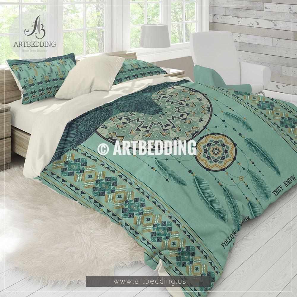 Native American Tribal Dreamcatcher Bedding Boho Tribal Indian