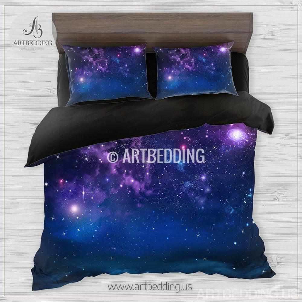 Sky bedding, Night sky Bedding set, clouds Duvet cover set – ARTBEDDING