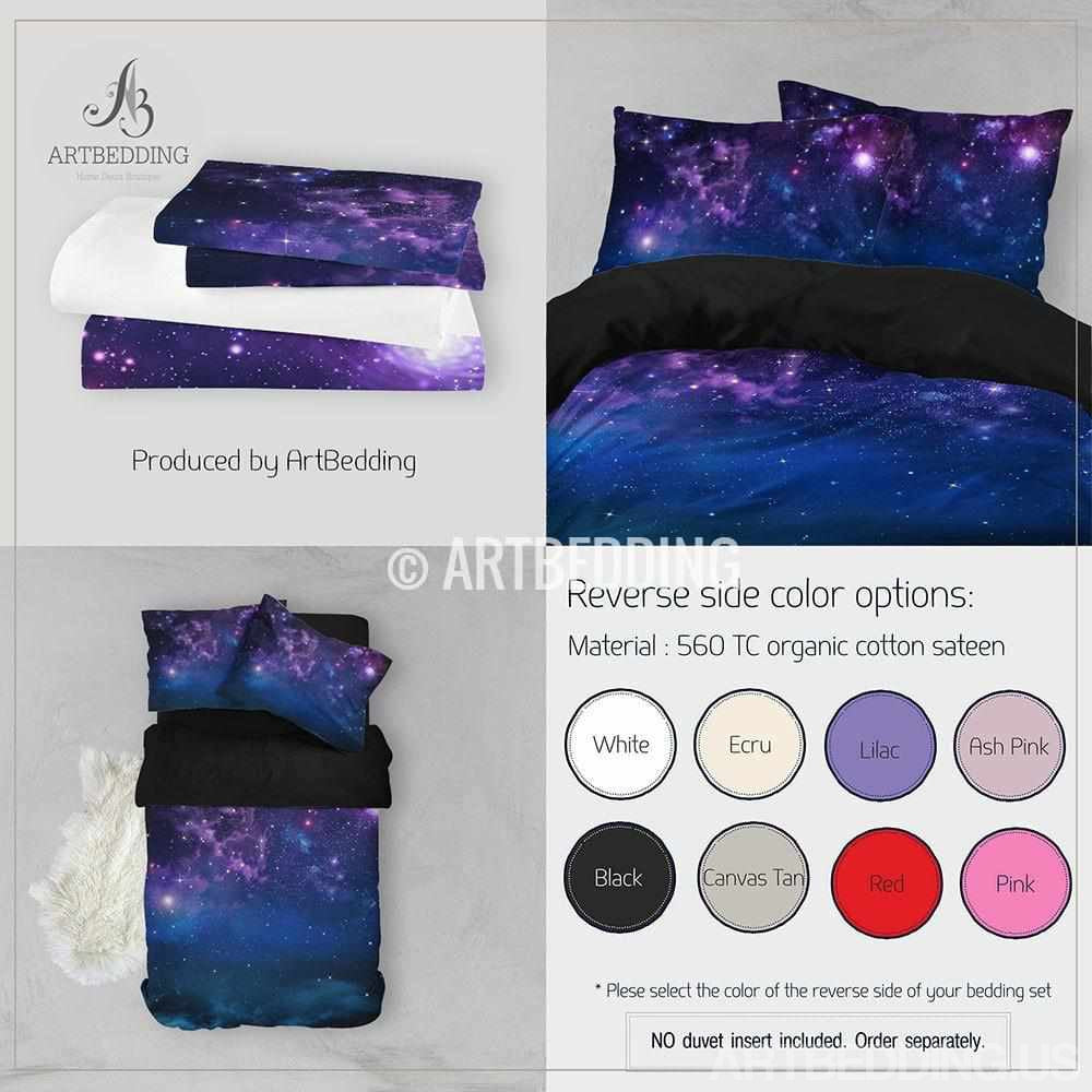 Sky bedding, Night sky Bedding set, clouds Duvet cover set – ARTBEDDING