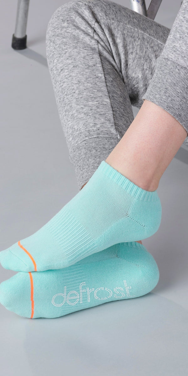 Acheter Chaussettes de sport femme Lot de 3 Bleu pétrole ? Bon et