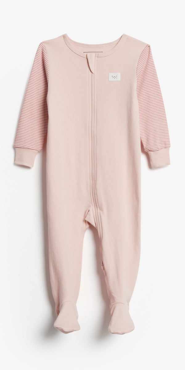 Pyjama 1-pièce imprimé, coton bio - Bébé