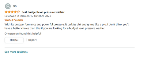 AGARO GRAND High Pressure Washer 1500W