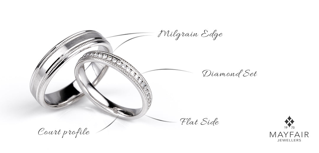Diamond Set Wedding rings