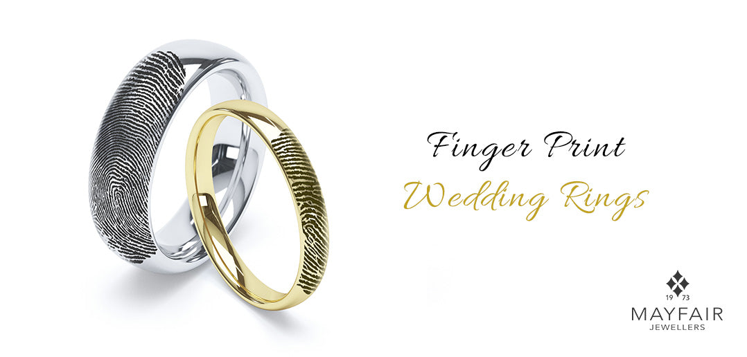 Finger Print Wedding Rings