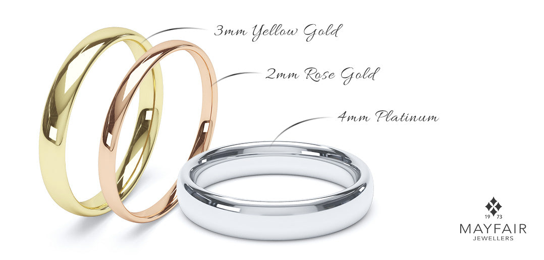 popular plain wedding rings