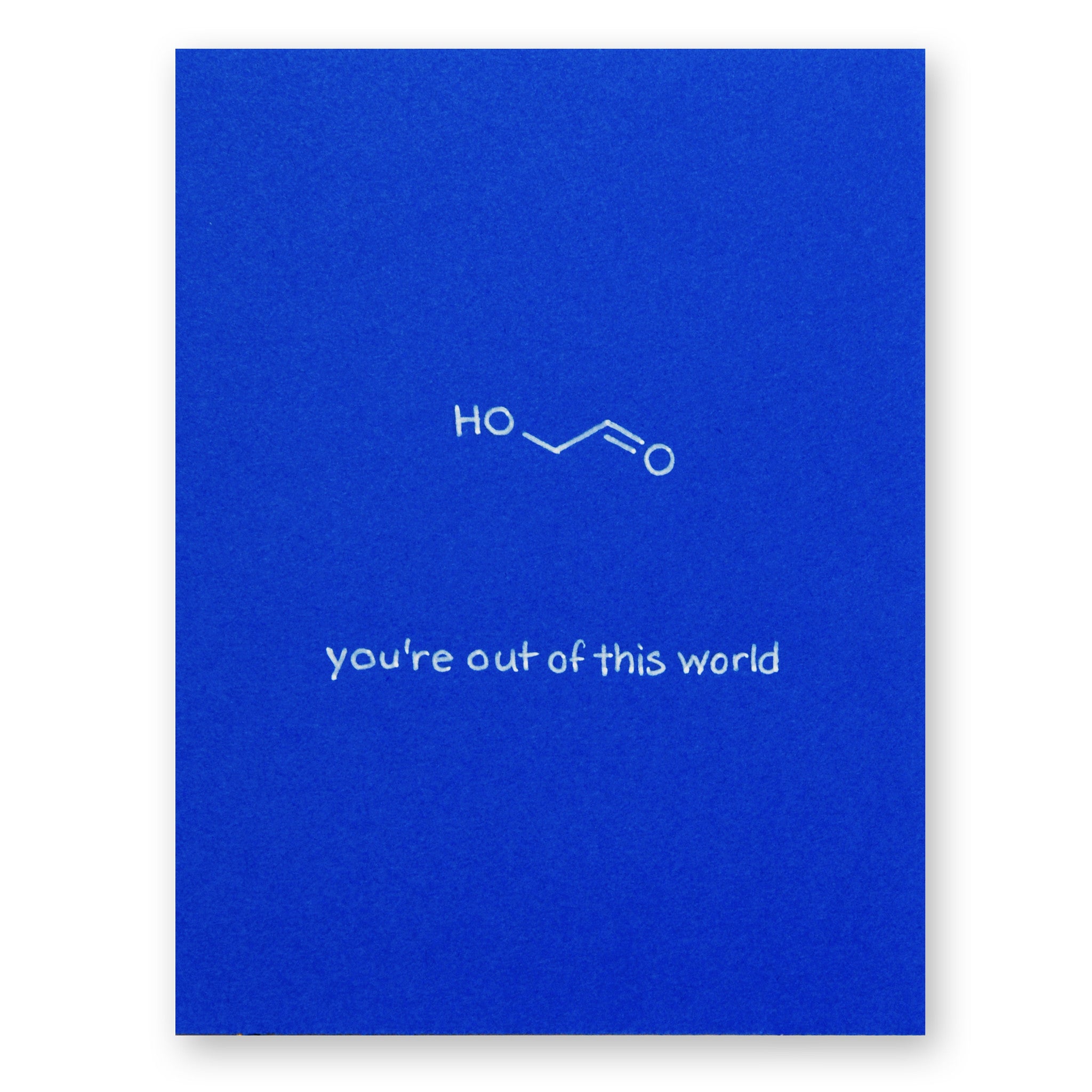 Out Of This World Card The Chemist Tree