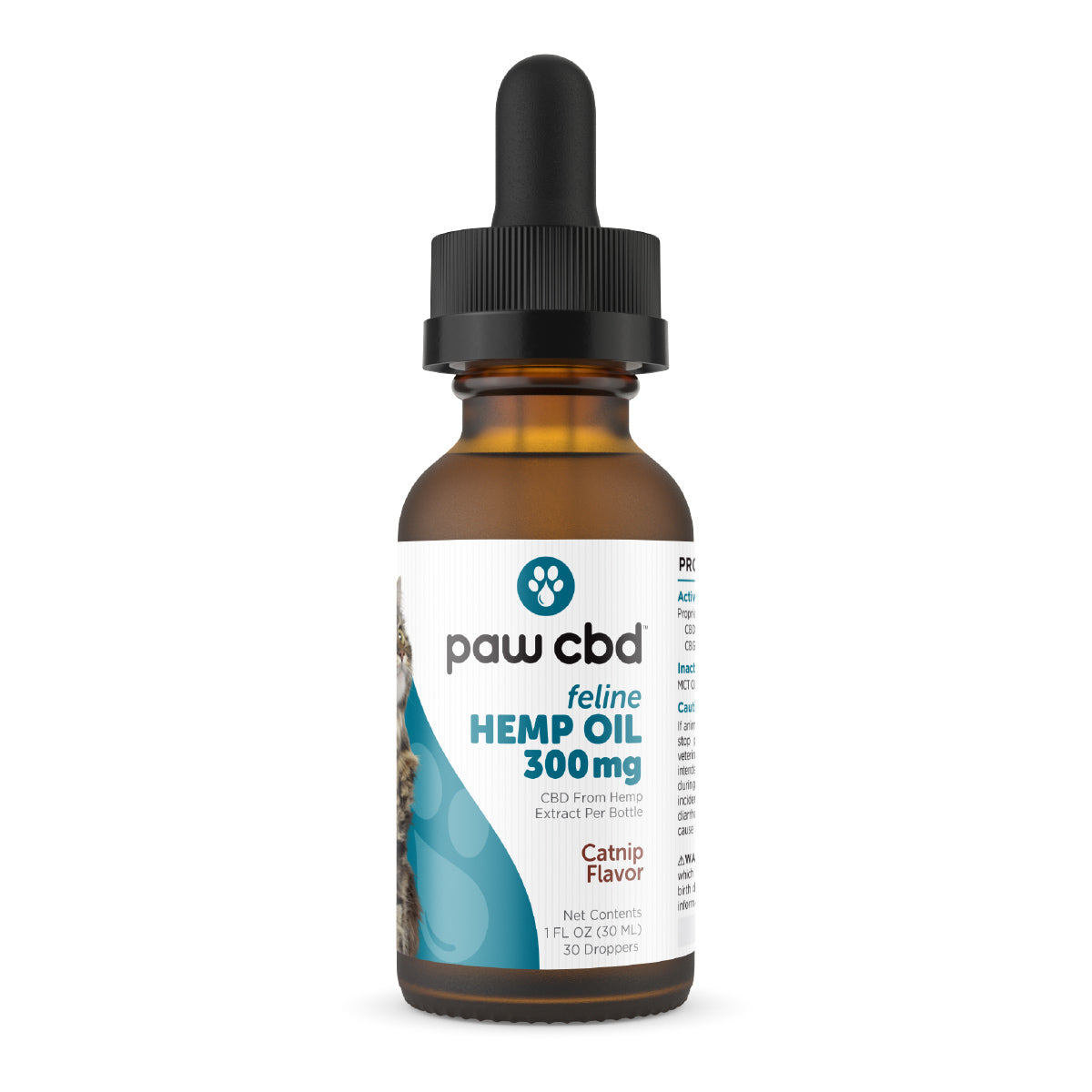 Broad Spectrum CBD Cat Oil Tincture - pawCBD product image