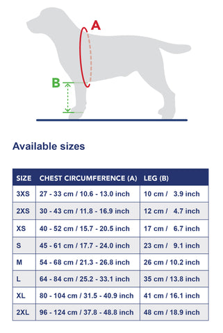 MPS-TAZ® SINGLE FRONT LEG SLEEVE DOG - Medical Pet Shirts