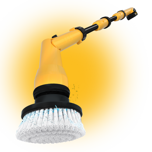 Household Electric Spin Scrubber, Cordless Cleaning Brush with Replaceable  Brush Heads, Adjustable Telescopic Handle, Low Noise & Power Cleaning Scrub  for Bathroom Living Room Kitchen