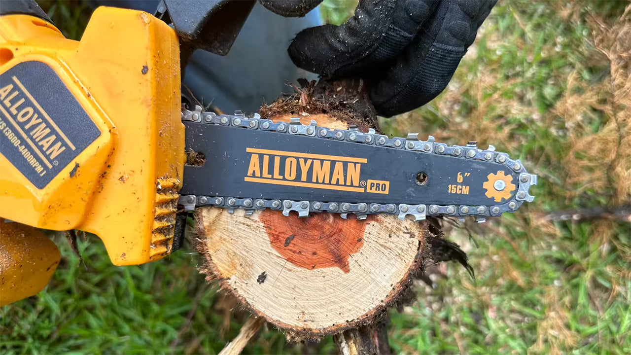 Alloyman Mini Cordless Chainsaw