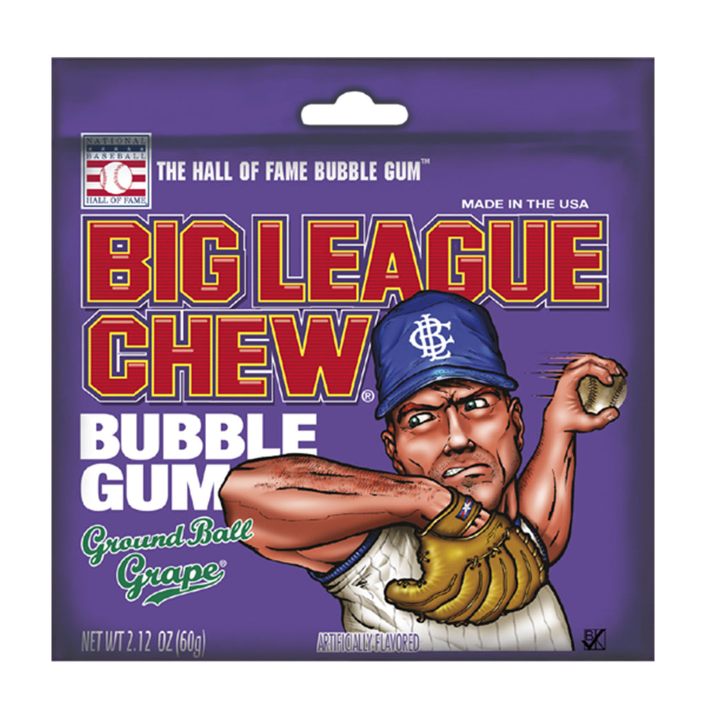 Big League Chew Bubble Gum Wild Pitch Watermelon - 2.12 oz/12 pack