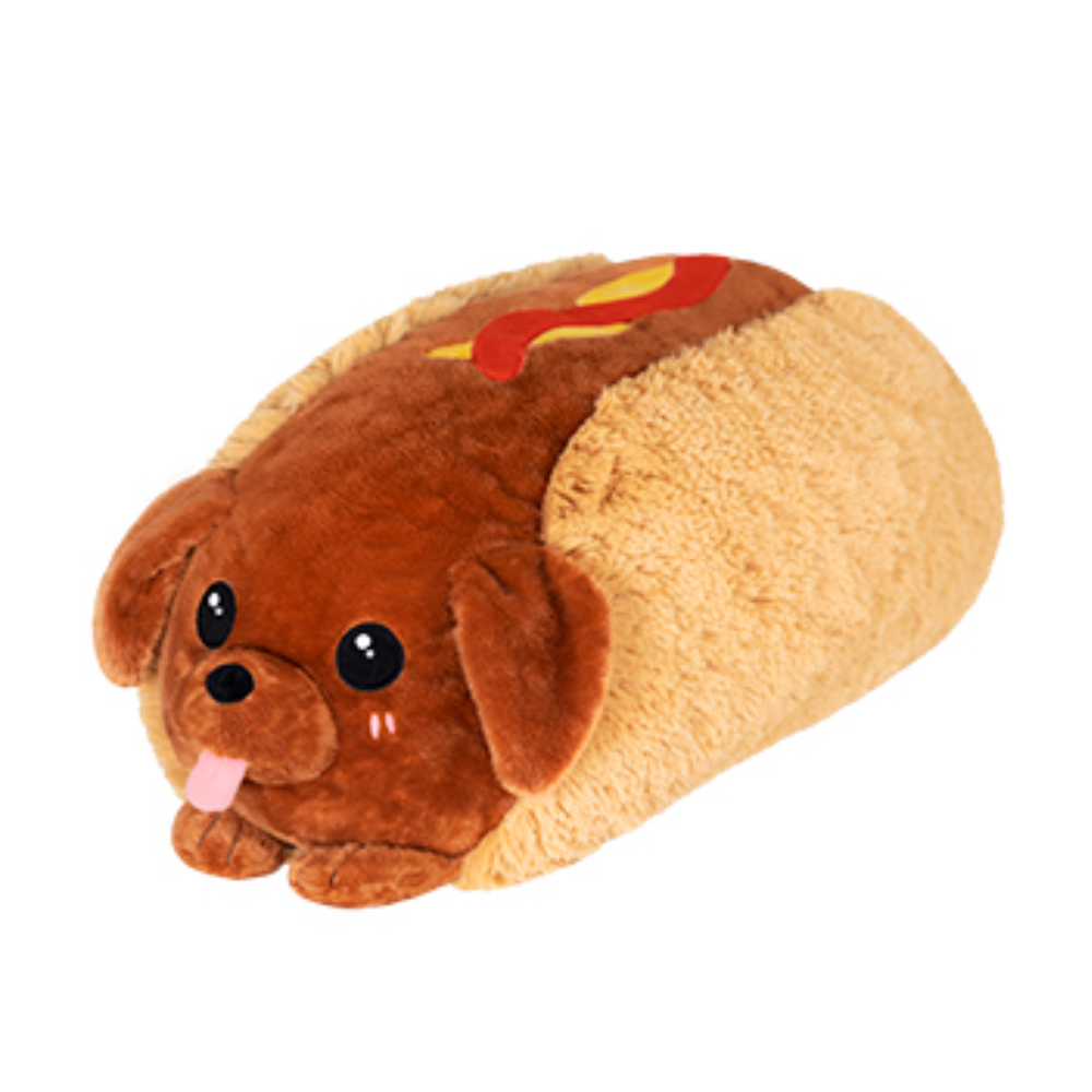 Squishable® Snugglemi Snackers: Dachshund Hot Dog - 5 inch | Snyder's Candy