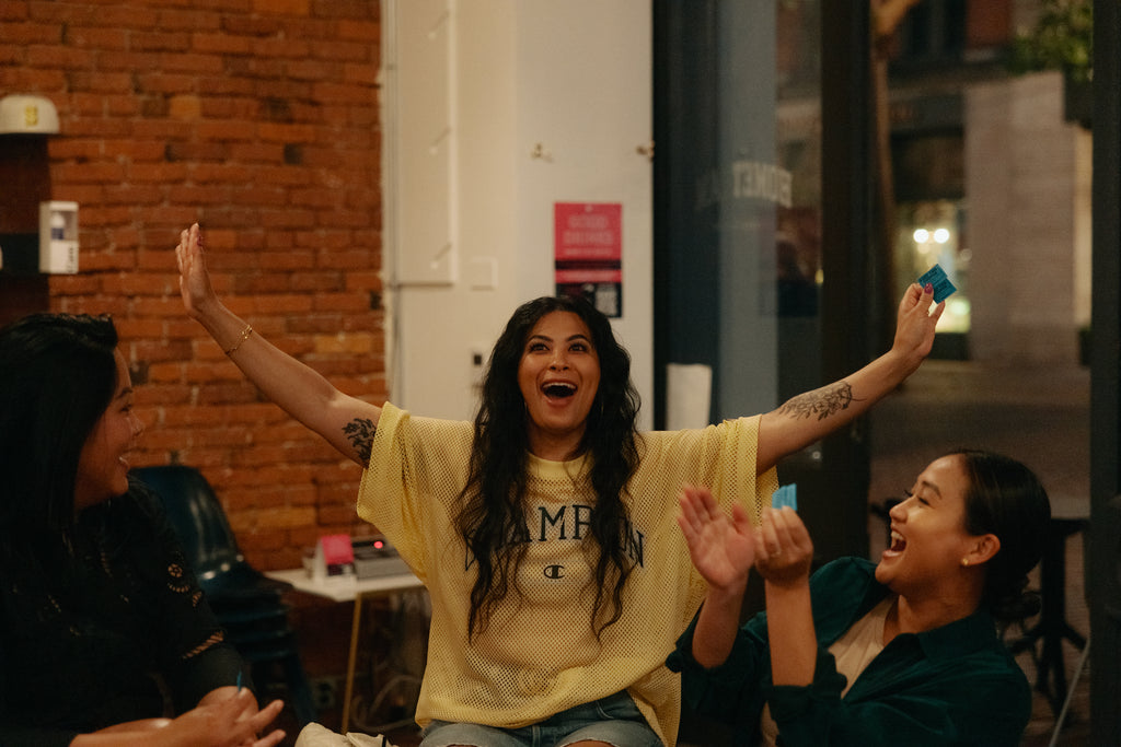 Group of women celebrating