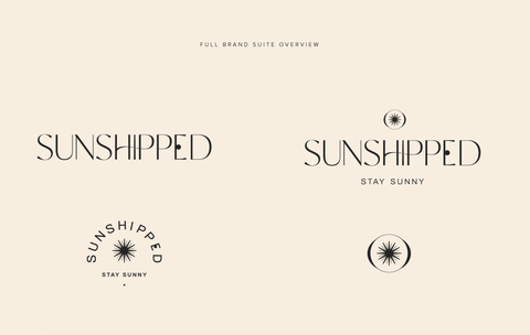 The final SunShipped brand assets