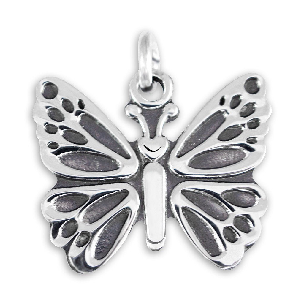 Mariposa Sterling Silver Kids Butterfly Pendant Necklace | Amano Designs UK