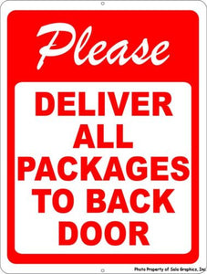 door please sign deliver packages front side signs delivery leave salagraphics parcels package usps cart search shopping inform amazon sold