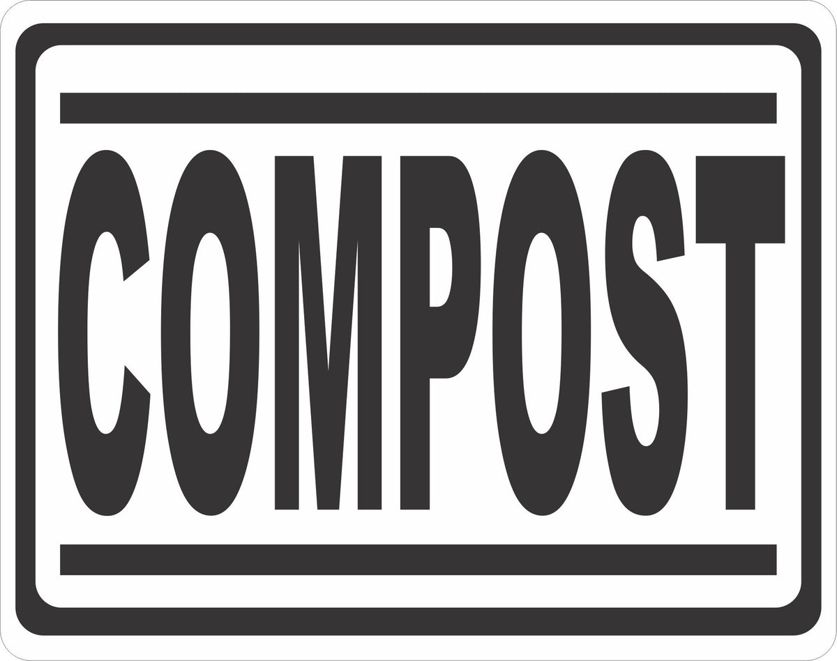 Compost Sign Signs by SalaGraphics