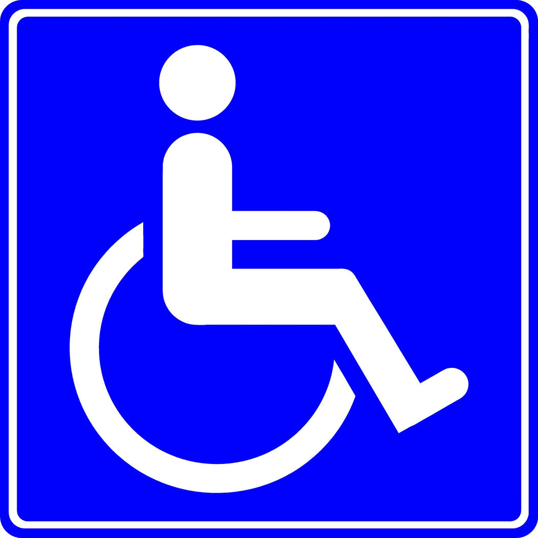 Handicapped Decal Multi Pack Signs By Salagraphics 