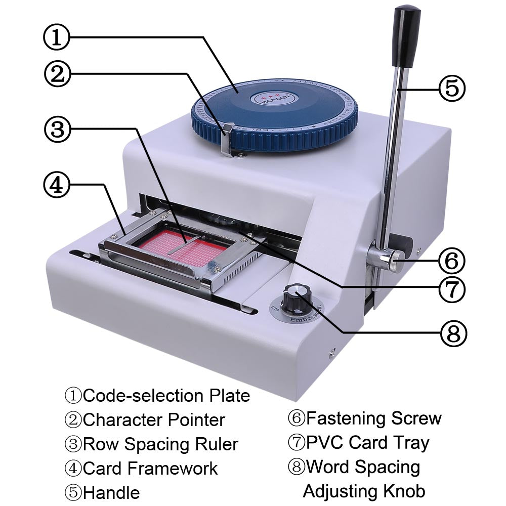 plastic card embosser