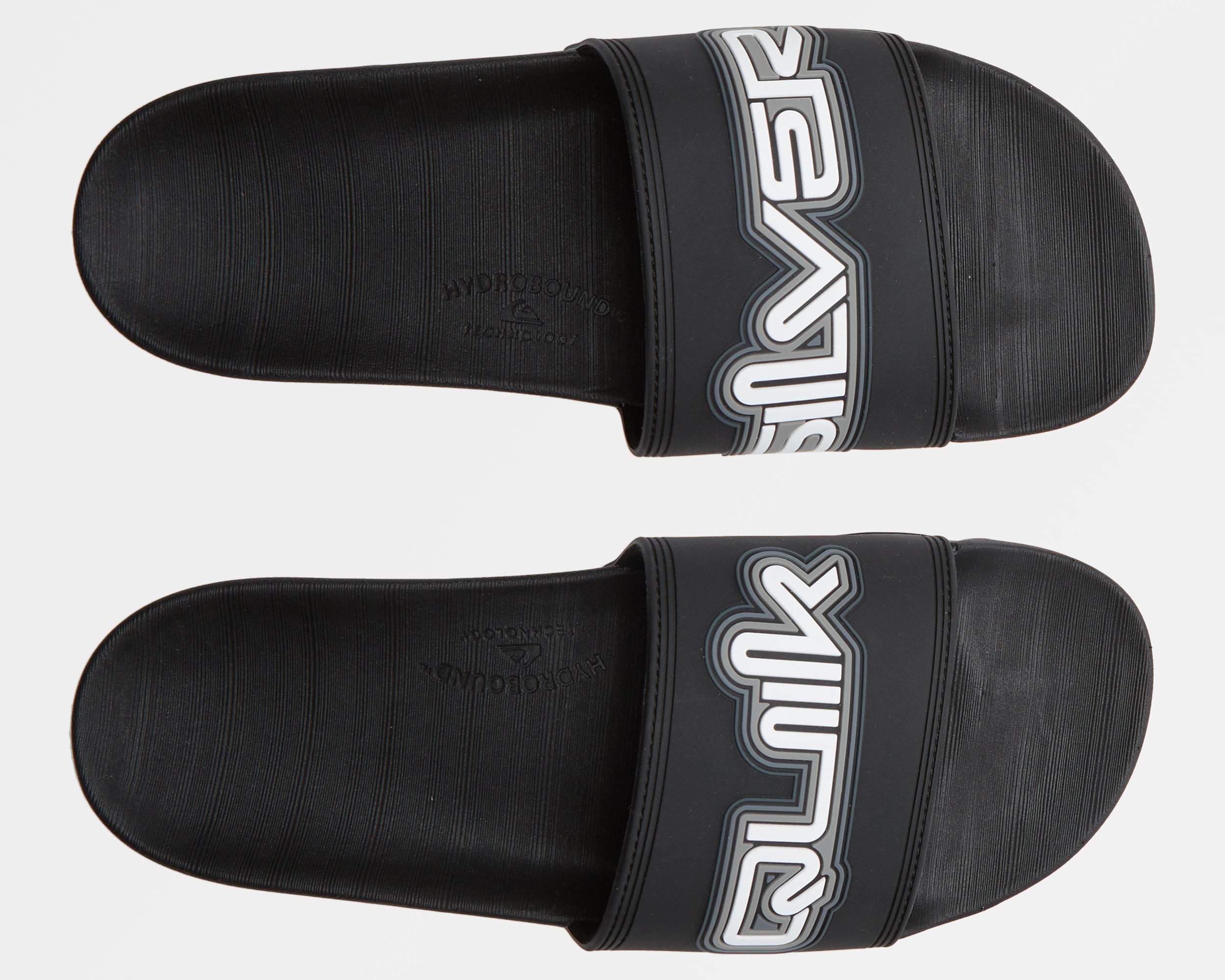 Rivi Wordmark Slide II Sandals - Black 1