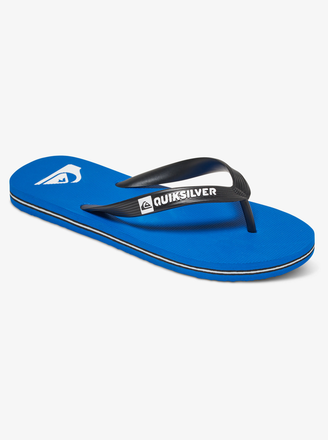 Boys 8-16 Molokai Flip-Flops - Black/Blue/Black