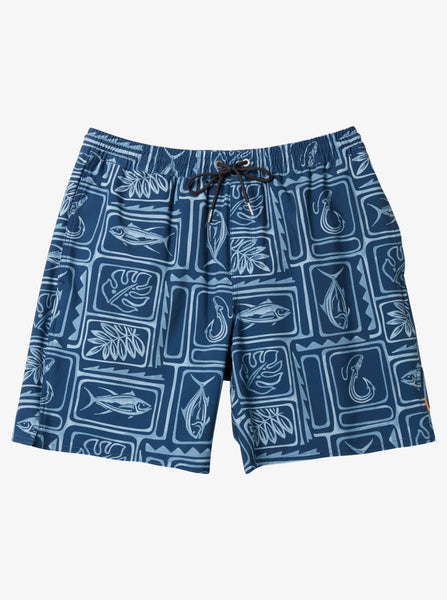 GLACIER BLUE - Swami's Volley Short Boardshorts 17