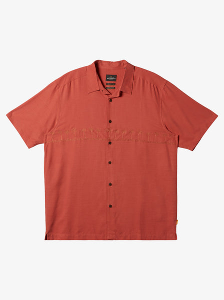 Camisas Quiksilver Tienda En Linea - Waterman Four Doors Short Sleeve Hombre  Azules