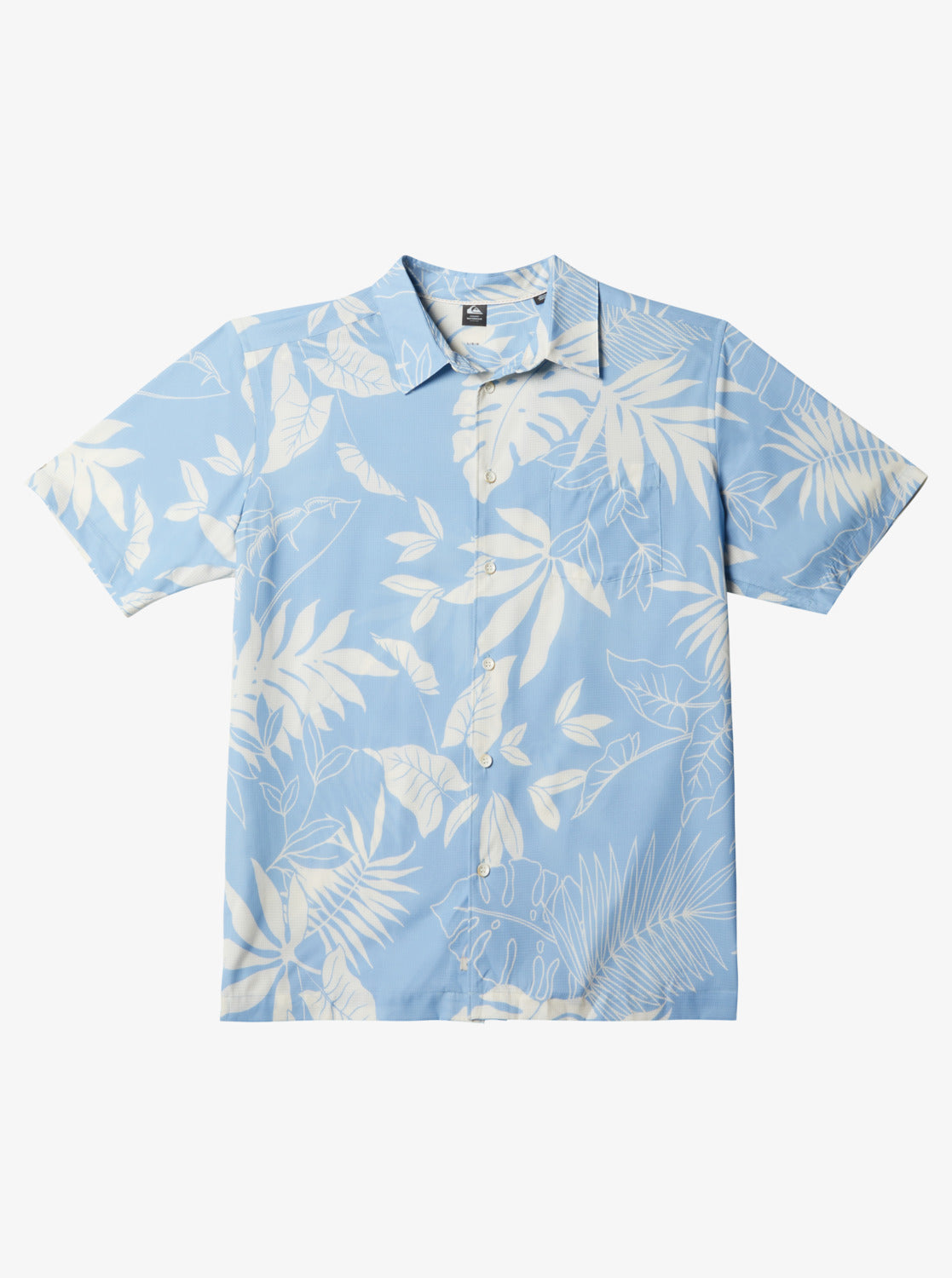 Waterman Last Island Short Sleeve Shirt - Dusk Blue Last Island