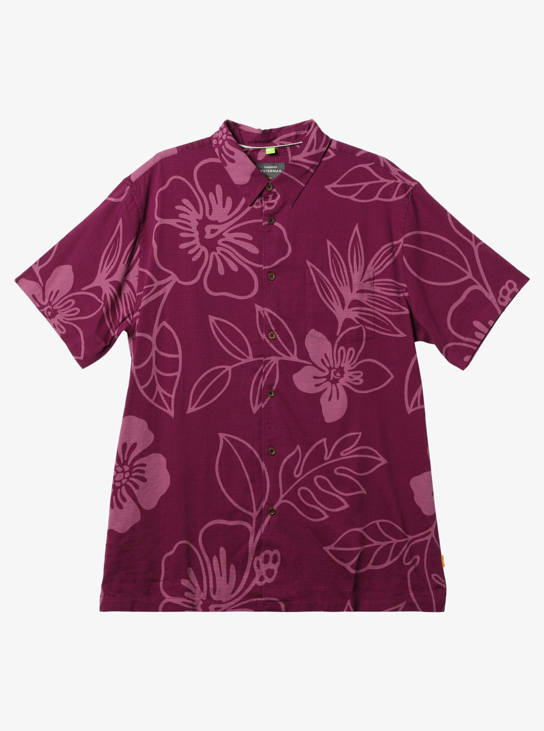 Waterman Cruise Town Woven Shirt - Magenta Cruise Town