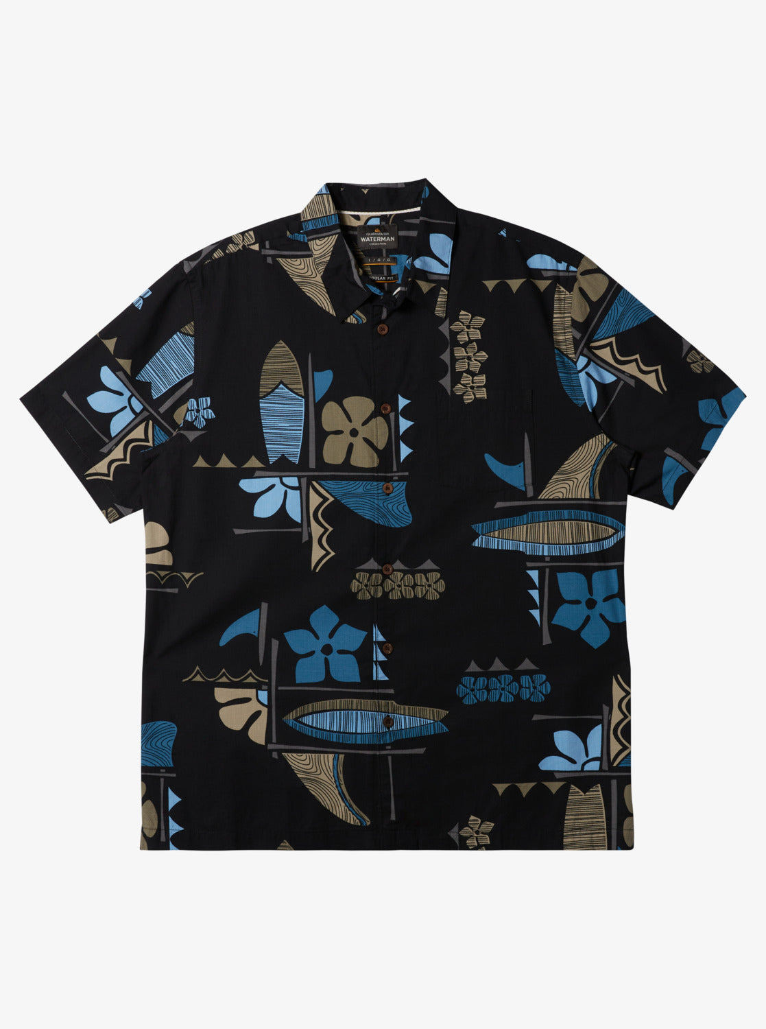 Waterman Legends Woven Shirt - Black Legends Woven