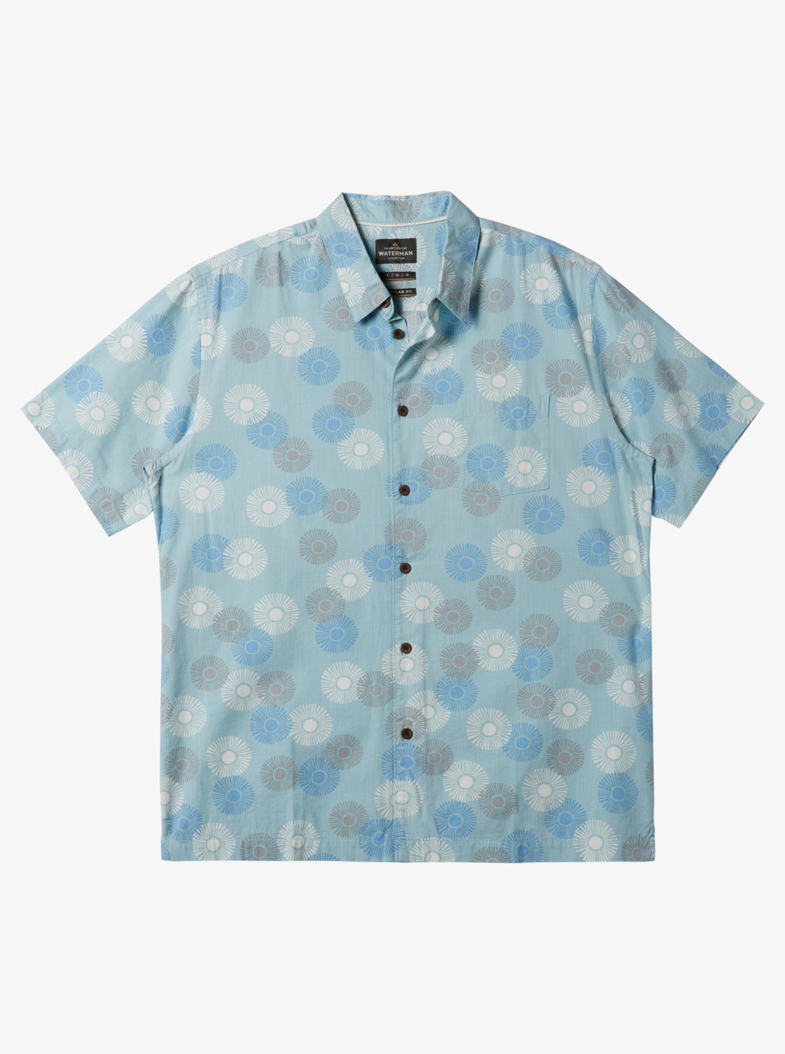 Waterman Urchins Woven Shirt - Starlight Blue Urchins Woven