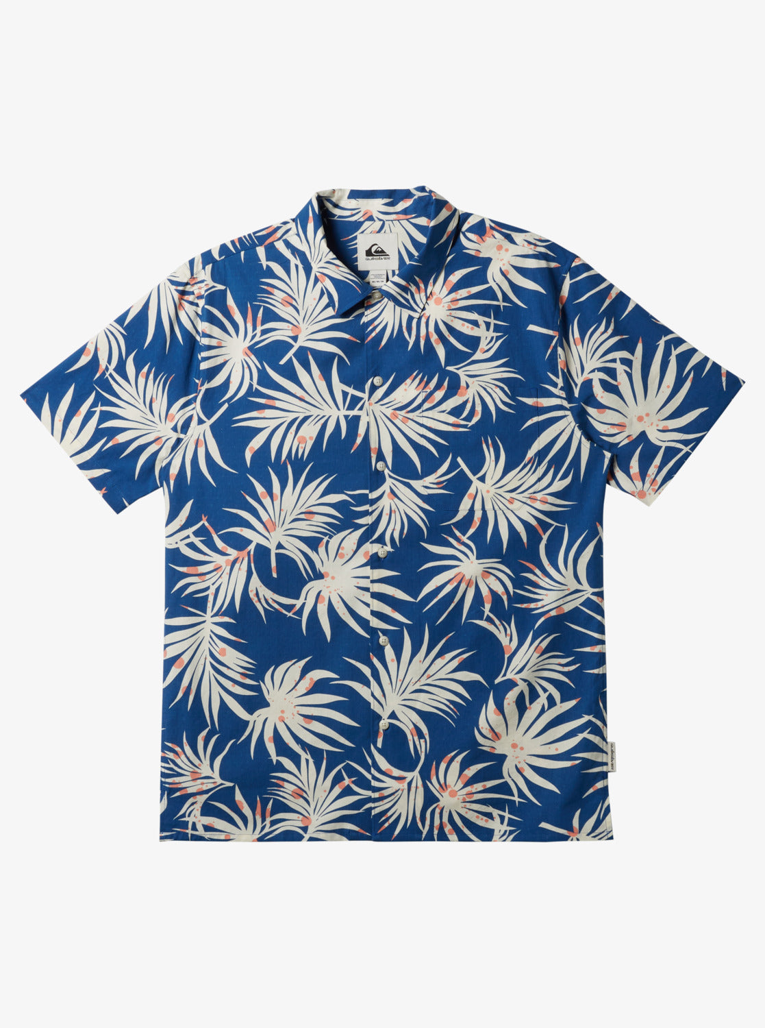 Beach Club Casual Short Sleeve Woven Shirt - Monaco Blue Aop Better Ss