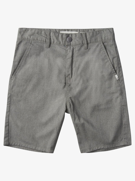 Boys 8-16 New Everyday Union Stretch Chino Shorts - Black 