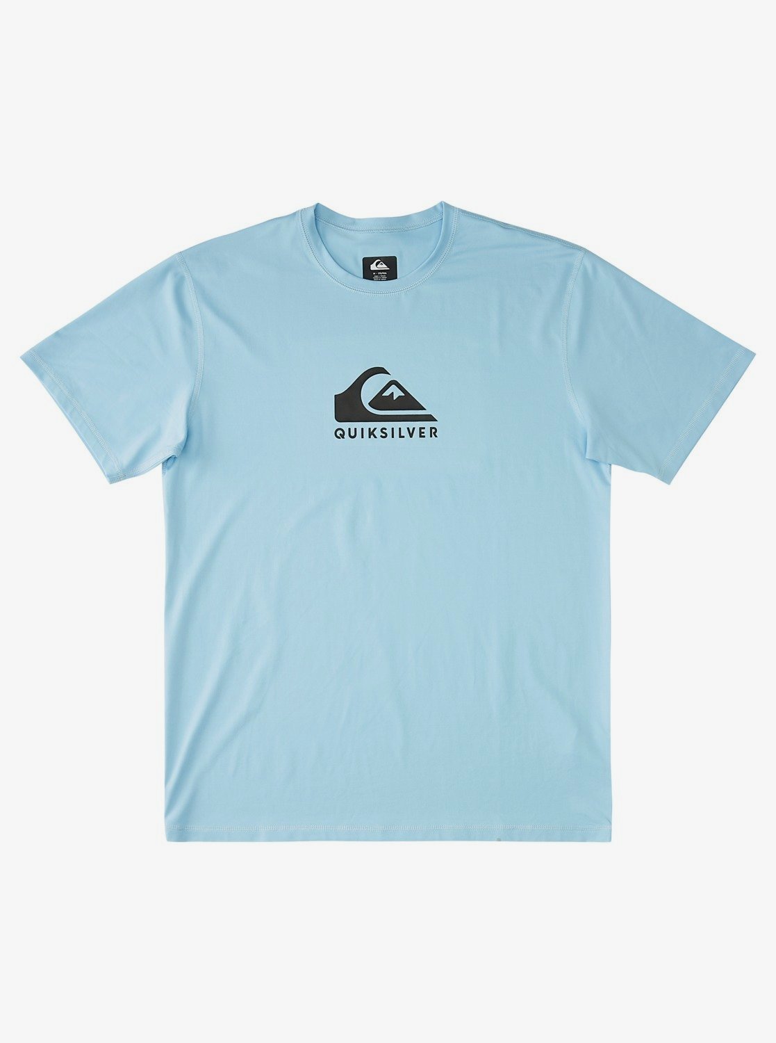 Solid Streak Short Sleeve Upf 50 Surf T-Shirt - Eggshell Blue