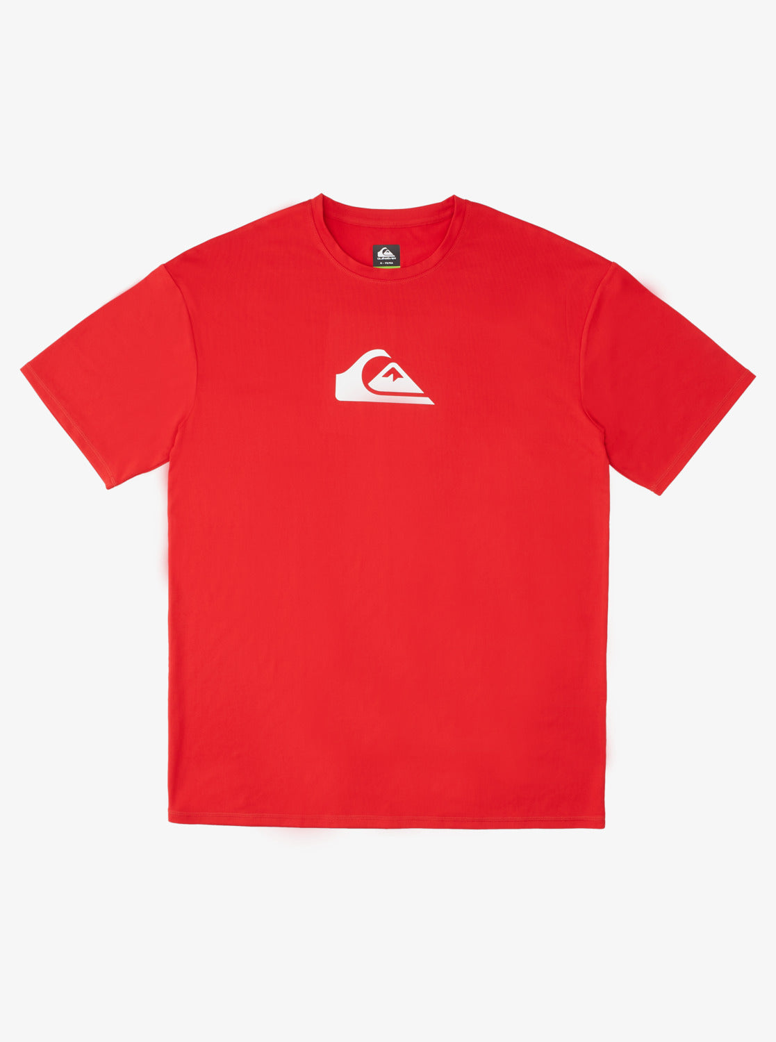 Solid Streak Short Sleeve Upf 50 Surf T-Shirt - Quik Red