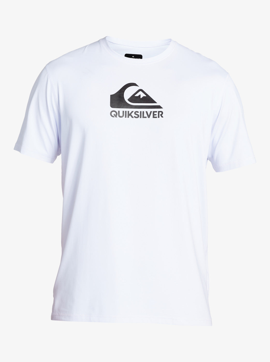 Solid Streak Short Sleeve Upf 50 Surf T-Shirt - White