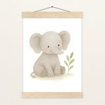 Emil der Elefant Poster mit Leisten