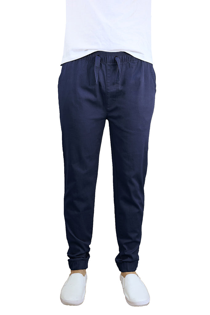 Navy 2025 twill joggers